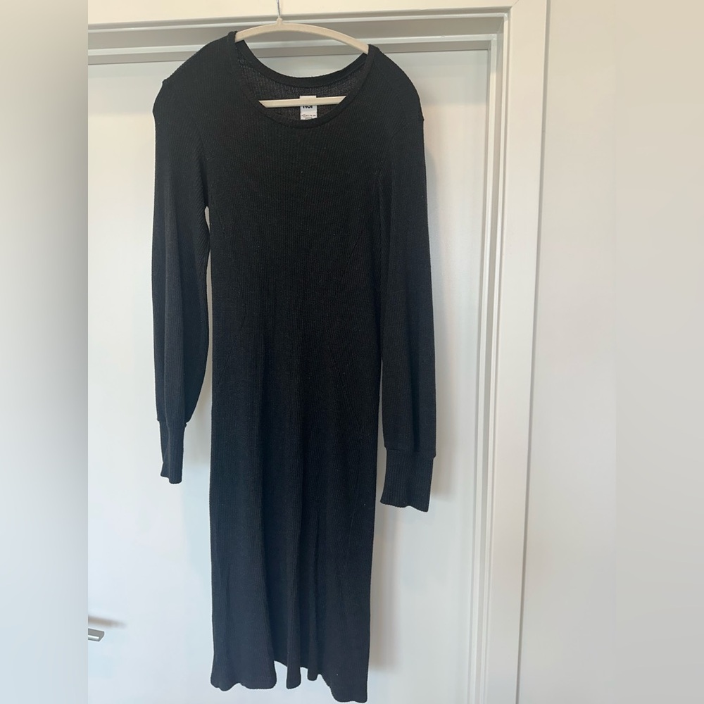 NSF Black Long Sleeve Dress